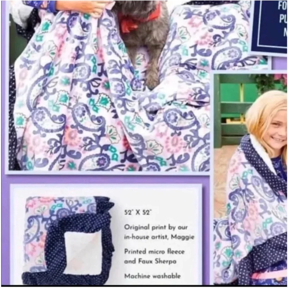 NWT Matilda Jane Perfect Paisley Blanket
